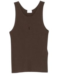 Saint Laurent - Sleeveless Tops - Lyst