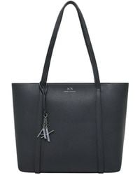 ARMANI EXCHANGE - Garnet-Effect Tote Bag - Lyst