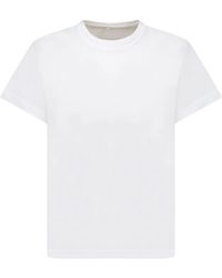 Alexander Wang - Camiseta blanca de algodón con logo - Lyst