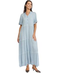 2-Biz - Kleedjes ,Blauw ,Blauwe Stijlvolle Kalista.Hs 25 Hoofdtelefoons - Lyst