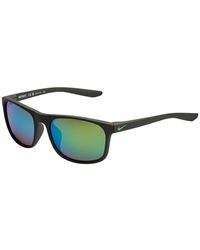 Nike - Rechthoekige Zonnebril Met Abs-Frame - Lyst