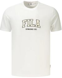 Fila - Tops ,Wit ,Katoen Rifredi T-Shirt - Lyst