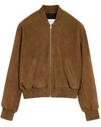 Ami Paris - Jassen ,Bruin ,Bruine Geribbelde Ritsjas - Lyst