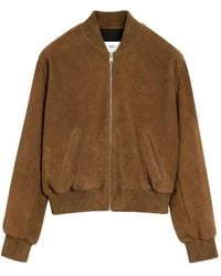 Ami Paris - Jassen ,Bruin ,Bruine Geribbelde Ritsjas - Lyst