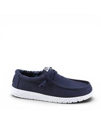 HEYDUDE - Wally Stretch Canvas Loafers - Lyst