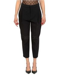 Elisabetta Franchi - Cropped Trousers - Lyst