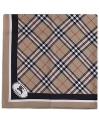 Burberry - Silk Scarves - Lyst