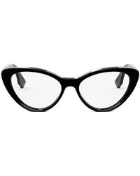 Fendi - Accessoires ,Zwart ,Cat Eye Brillen - Lyst