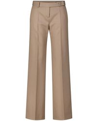 Windsor. - Comfortabele Wollen Wijde Broek - Lyst