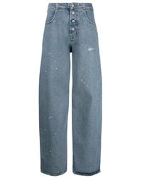 MM6 by Maison Martin Margiela - Loose-Fit Jeans - Lyst