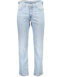 Levi's - Jeans slim fit in cotone blu chiaro - Lyst
