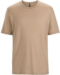Arc'teryx - Tops ,Grijs ,Wol Frame Tee Dark Wicker-S - Lyst