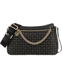 Pollini - Borsa a tracolla heritage classica in nero - Lyst