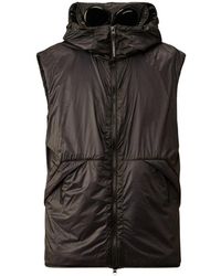 C.P. Company - Jassen ,Zwart ,Nylon Lichtgewicht Goggle Shell Vest - Lyst