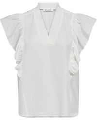 co'couture - Overhemden ,Wit ,Blouses - Lyst