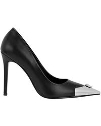 Philipp Plein - Nappa Decollete Hi-Heels Pump H105 Skull Toe - Lyst