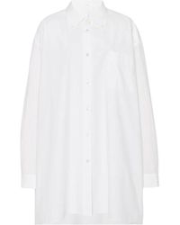The Row - Overhemden ,Wit ,Katoen Victoria Shirt - Lyst