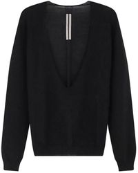 Rick Owens - V-Neck Knitwear - Lyst