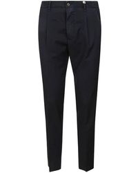 Myths - Lichte Wol Geplooide Broek - Lyst
