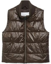 Comma, - Puffer-Weste Mit Reißverschlusstaschen - Lyst