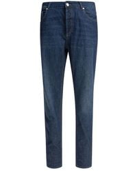 Brunello Cucinelli - Blaue Jeans Für Männer Klassischer Stil - Lyst