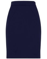 Wolford - Rokken ,Blauw ,Wol Matte Contour Rok - Lyst