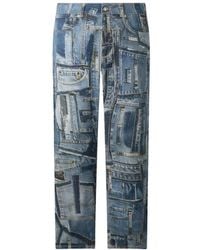 Roberto Cavalli - Patchwork Capsule Collection Jeans - Lyst