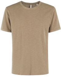 sunflower - Khaki Waffel T-Shirt Mit Kurzen Ärmeln - Lyst