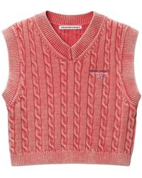 Alexander Wang - V-Neck Knitwear - Lyst