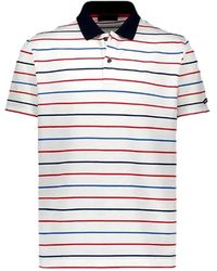 Paul & Shark - Gestreiftes polo-shirt aus bio-baumwolle - Lyst