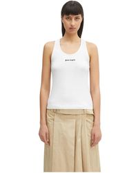Palm Angels - Classic Logo Rib Tank - Lyst