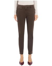 Dondup - Broeken ,Bruin ,Katoen Slim-Fit Chino Broek - Lyst