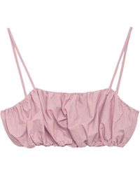 Alpha Studio - Tops ,Roze ,Katoen Ad-6460P2015 Mouwloze Top - Lyst