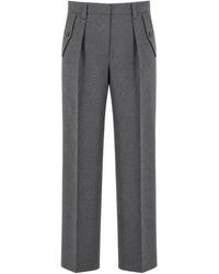 Antonelli - Straight Trousers - Lyst