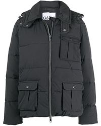 Ganni Puffer Jacket - Zwart