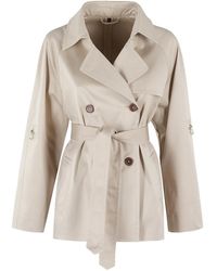 Fay - Belted Coats - Lyst