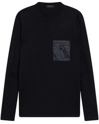 Prada - Round-Neck Knitwear - Lyst