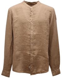 Blauer - Camicia Coreana Call Linen Shirt - Lyst