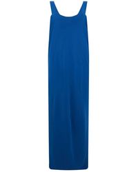 Alberta Ferretti - Lange Jurk Met Wijde Halslijn - Lyst