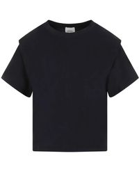 Isabel Marant - Camiseta de algodón negra zelitos - Lyst