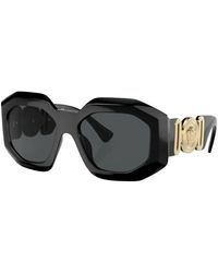 Versace Zonnebrillen - - Heren - Zwart
