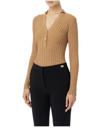 Elisabetta Franchi - V-Neck Knitwear - Lyst