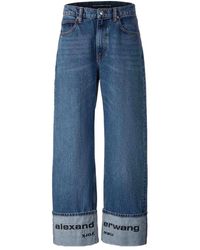 Alexander Wang - Jeans Met Logodetail - Lyst