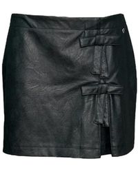Please - Falda Corta Con Lazos Decorativos, Mujer, Talla - Lyst