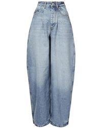 Jacquemus - High Waist Denim Jeans Blau - Lyst