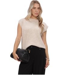 SELECTED - Truien &Amp; Vesten Slwlulu Sl Knit Vest - Lyst
