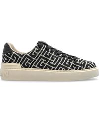 Balmain - Sportschuhe Mit Monogramm - Lyst