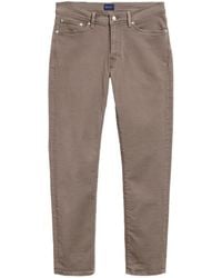 GANT - Slim Fit Jeans - Lyst