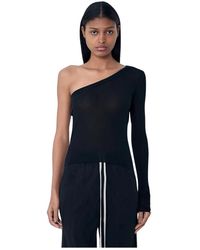 Rick Owens - Tops ,Zwart ,Ziggy T-Shirt - Lyst