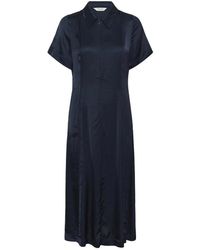 Part Two - Kleedjes ,Blauw ,Elegante Overhemdjurk After Midnight - Lyst